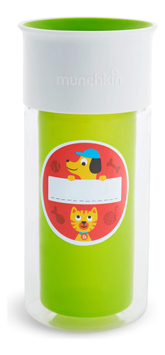 Sippy Cup Munchkin Miracle 360, Aislante, 270 Ml, Con Pegati