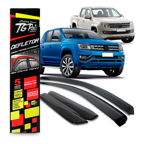 Calha Defletor De Chuva Volks Amarok 2012 2013 2014 Tg Poli