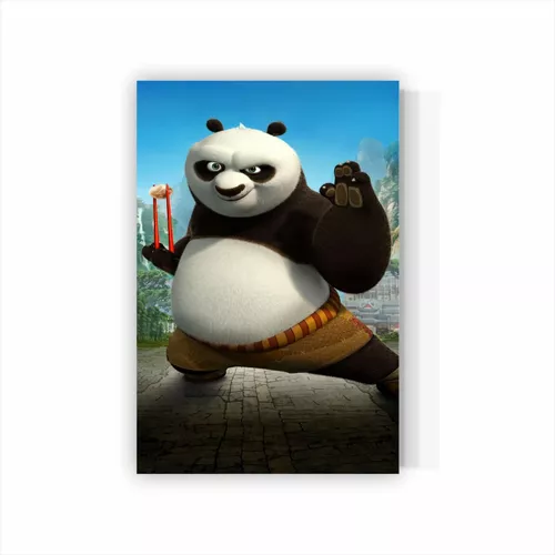 Quadro decorativo Kung Fu Panda Filme desenho em Promoção na