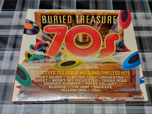 Buried Treasure 70's - Compilado 3 Cds  Europeo Nuevo 