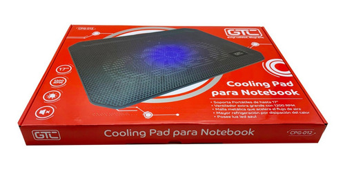 Imagen 2 de 2 de Cooling Pad Base Cooler Para Notebook Hasta 17'' 1200 Rpm