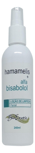 Loção Limpeza Facial Com Hamamelis E Alfa Bisabolol 240ml