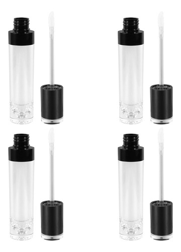 Frascos Úteis De Brilho Labial Bcbc De 8 Ml, 4 Unidades,