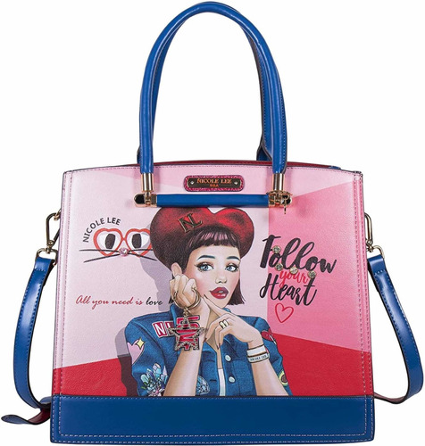 Bolso Nicole Lee Cuadrado Elegante Daisy Takes Love 