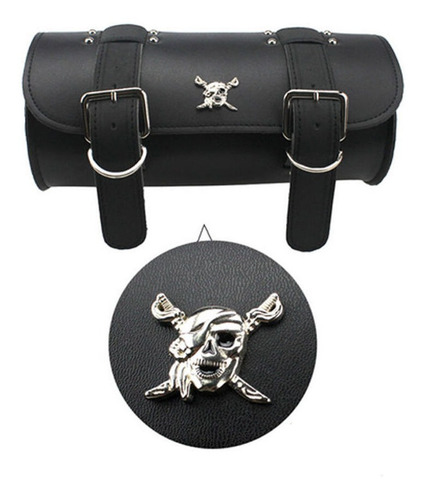 Imagen 2 de 8 de Bolsa Herramientas Moto Chopper Harley Yamaha Alforja