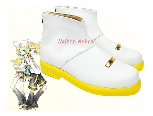 Zapatos Rin Len, Disfraz De Cosplay, Anime, Vocaloid Miku