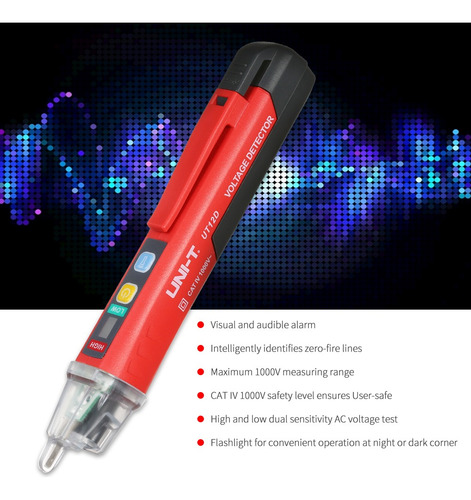 . Uni-t - Detector De Voltaje (alarma)
