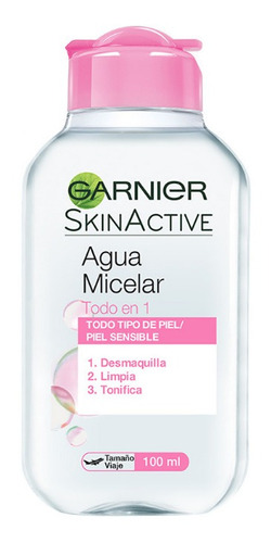 Agua Micelar Garnier Skin Active 100 Ml Todo En 1