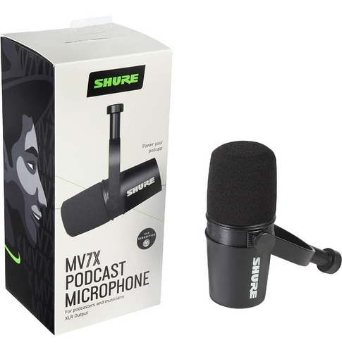 Imagen 5 de 10 de Micrófono Dinámico Shure Mv7x Cardioide Para Podcast