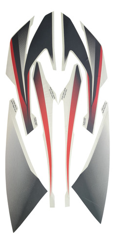 Kit Calcomanías Laterales Bajaj Rouser Ns 200 Rojo Original