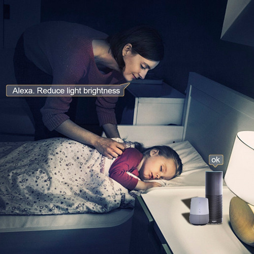 Imagen 4 de 10 de Bombillas Inteligentes 15w Rgbw Alexa Google Assistant Wifi