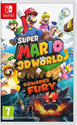 Mario 3d World+bowser Furry Sellado Para Nintendo Switch 