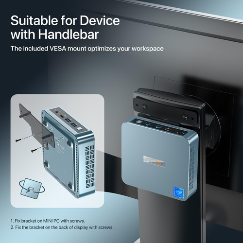 Mini Pc Peland Wi-6 Pro Intel Alder Lake-n100 De 12ª Generac