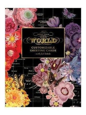 Wendy Gold Map Of The World Diy Greeting Card Fo (original)