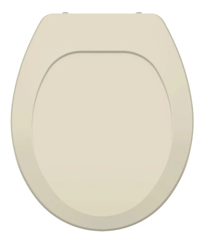 Imagem 2 de 5 de Assento Tampa Vaso Sanitário Universal Oval Creme Tupan