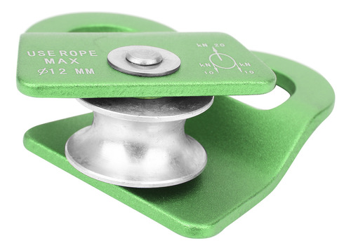 Polea Única Con Placa Lateral De Descenso Para Equipo De Esc