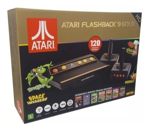 Console Atari Flashback 9 Gold Tectoy Com 120 Jogos