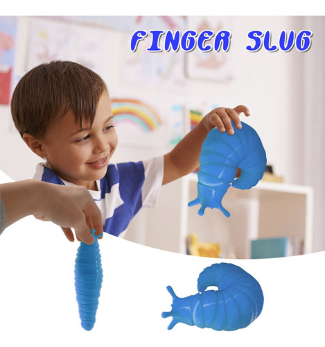 Un Juguete Infantil Fidget Slug Impreso En 3d, Amigable Y Ar