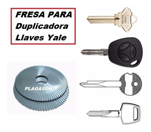 Imagen 5 de 9 de Fresa Duplicadora Yale Ipc Otras Acero Rapido Th-2a Premium