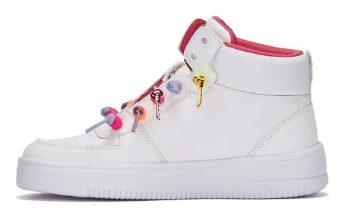 Tenis Sneaker Botin Andrea Dama Agujetas Detalles Colores