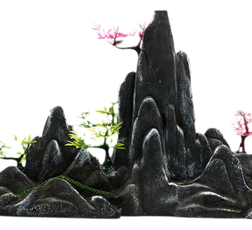 Cwa Decoración De Acuario, Vista A, Adorno De Piedra De