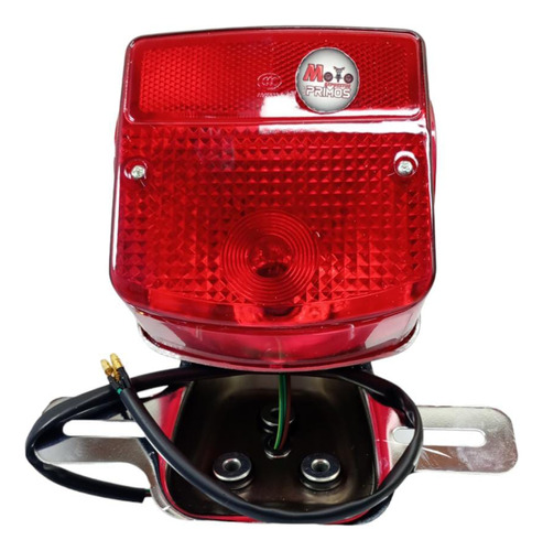 Stop Completo Gn-125h Con Porta Placa Metalico Cromado Mv