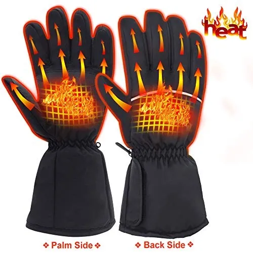 calentador de manos con bater/ía recargable de 5 V para caza pesca guantes el/éctricos duraderos y c/ómodos calefacci/ón en la palma y la espalda Guantes t/érmicos USB motocicleta ciclismo esqu/í