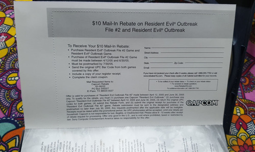 Resident Evil Outbreak File 2 Ps2