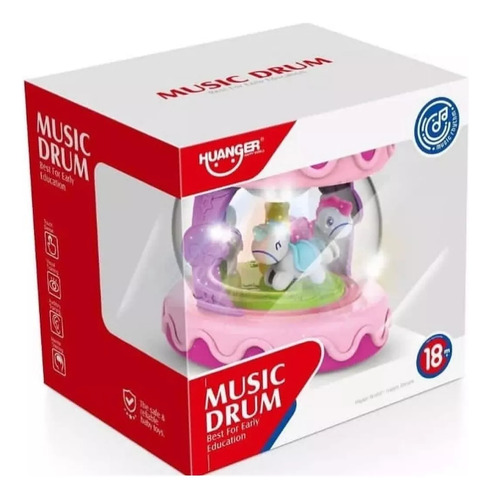 Tambor, Carrusel Musical Interactivo Juguete Para Bebes.