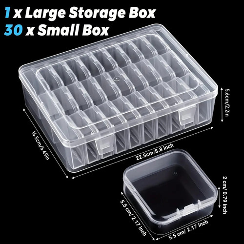 Caja De Almacenamiento Transparente, Estuche Para Guardar A