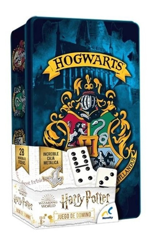 Domino Tin Harry Potter Caja Metálica Novelty Juego De Mesa