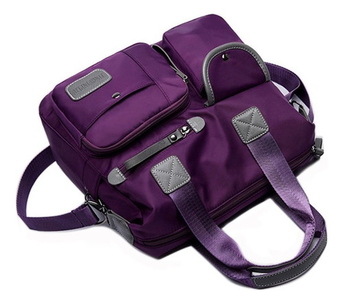 Bolso Bandolera Impermeable Oxford Crossbody Bolsos Morado