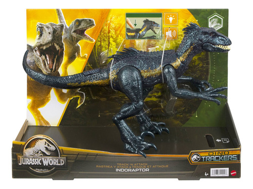 Imagen 2 de 4 de Figura de acción Indoraptor HKY12 de Mattel Jurassic World