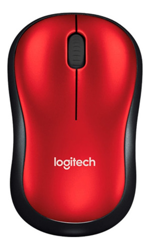 Mouse Inalámbrico Logitech M185 Rojo - Logitech