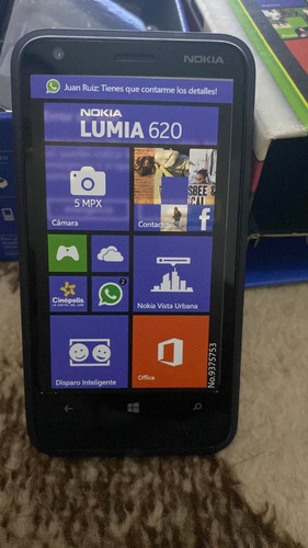 Nokia 620 Lumia Color Negro. Impecable Telcel. Leer¡¡ $1999.
