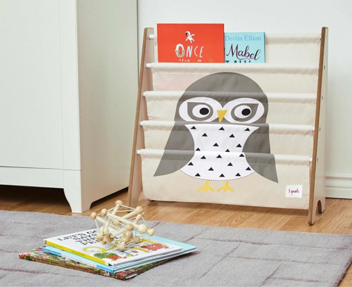 Organizador Rack De Livros - Coruja - 3 Sprouts