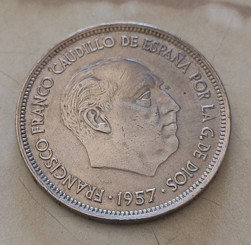 Moneda Española De 1957 (veinticinco Pesetas) Estrella 69