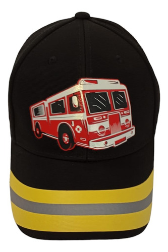 Gorra De Bombero Y Rescate Con Reflejante