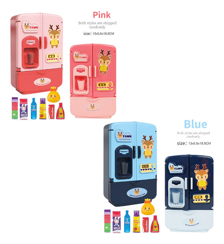 R Nevera De Juguete Para Niños, Mini Juego De Cocina.ab