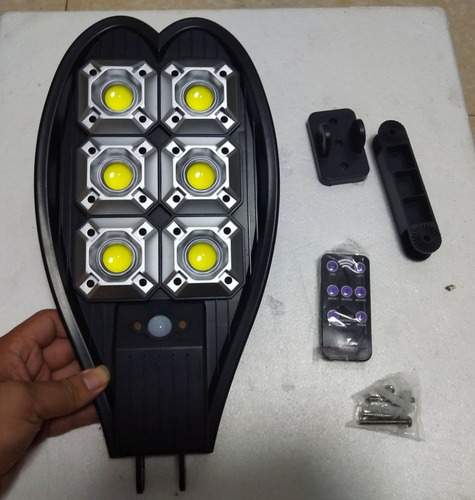 N 700w Luminária Sensor Solar Refletor Led Poste Rua Parede
