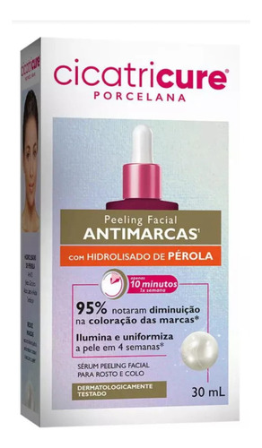 Peeling Facial Antimarcas Cicatricure Porcelana 30ml Com Manchas Dia/noite