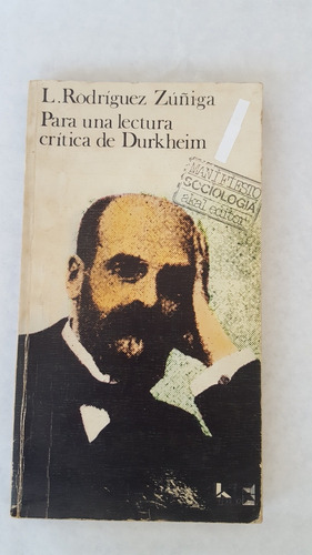 Libro Para Una Lectura Crítica  De Durkheim, Usado(8)