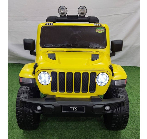 Carro Eléctrico Para Niños Jeep Tts Con Turbina De Humo