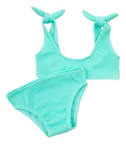 Comprar Bikini Malibu Mini Anima Texturada  Malla Kids Filtro Aqua Bikini Malibu Aqua Talle 4: 12 A 24 Meses