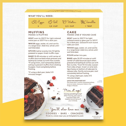 Harina De Almendra Chocolate Simple Mills Sin Gluten Muffin