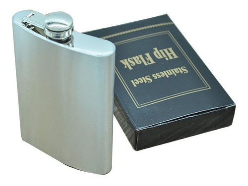 Imagen 2 de 4 de Licorera Petaca Wiskera De Acero Inoxidable 5 Oz