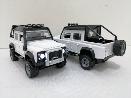 Camioneta Land Rover Defender, Escala 1/36, Luces Y Sonido.