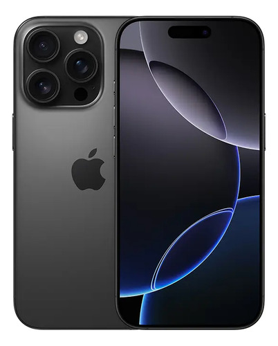 Apple iPhone 16 Pro 128 Gb Titanio Negro Esim Con Caja Original Y Batería 100% (Reacondicionado)