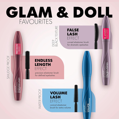 Catriz | Máscara De Pestañas Glam & Doll (volumen - Impermea