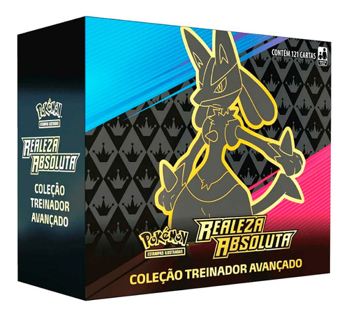 Caixa Box Pokémon Realeza Absoluta Treinador Avançado Copag